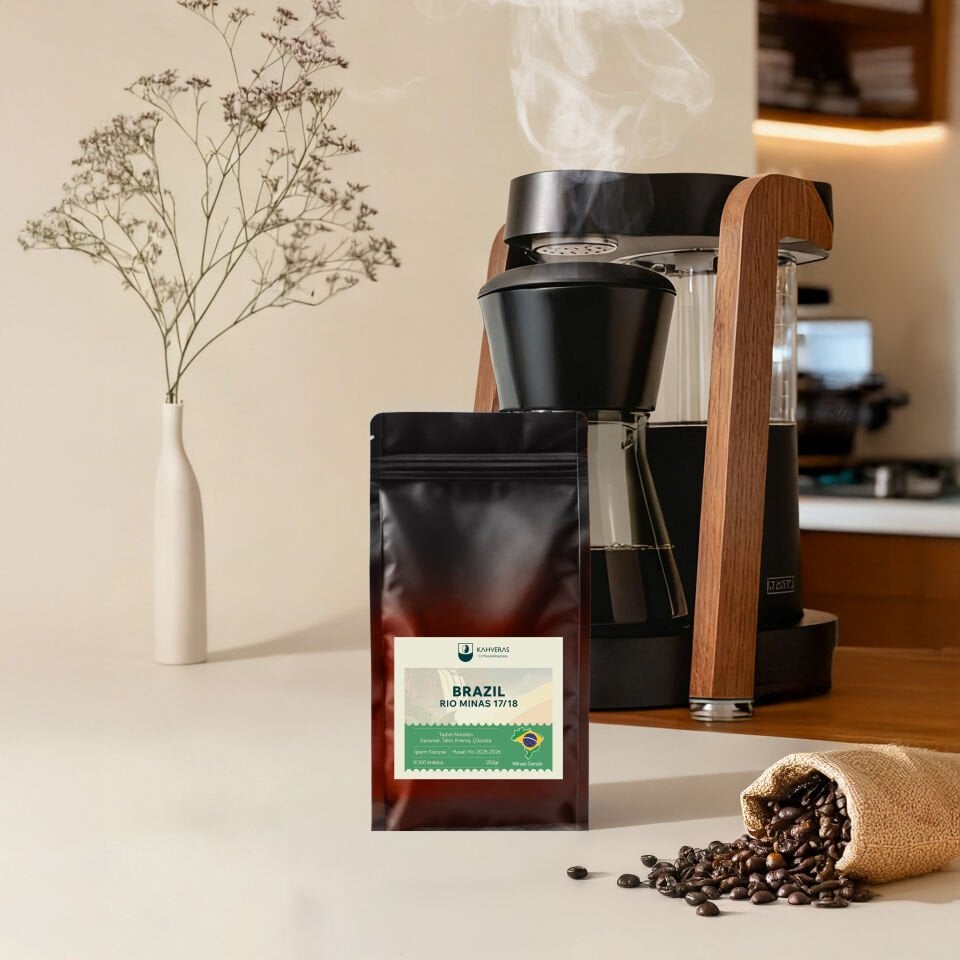 Brazil Rio Çekirdek&Filtre Kahve %100 Arabica Taze Kavrum