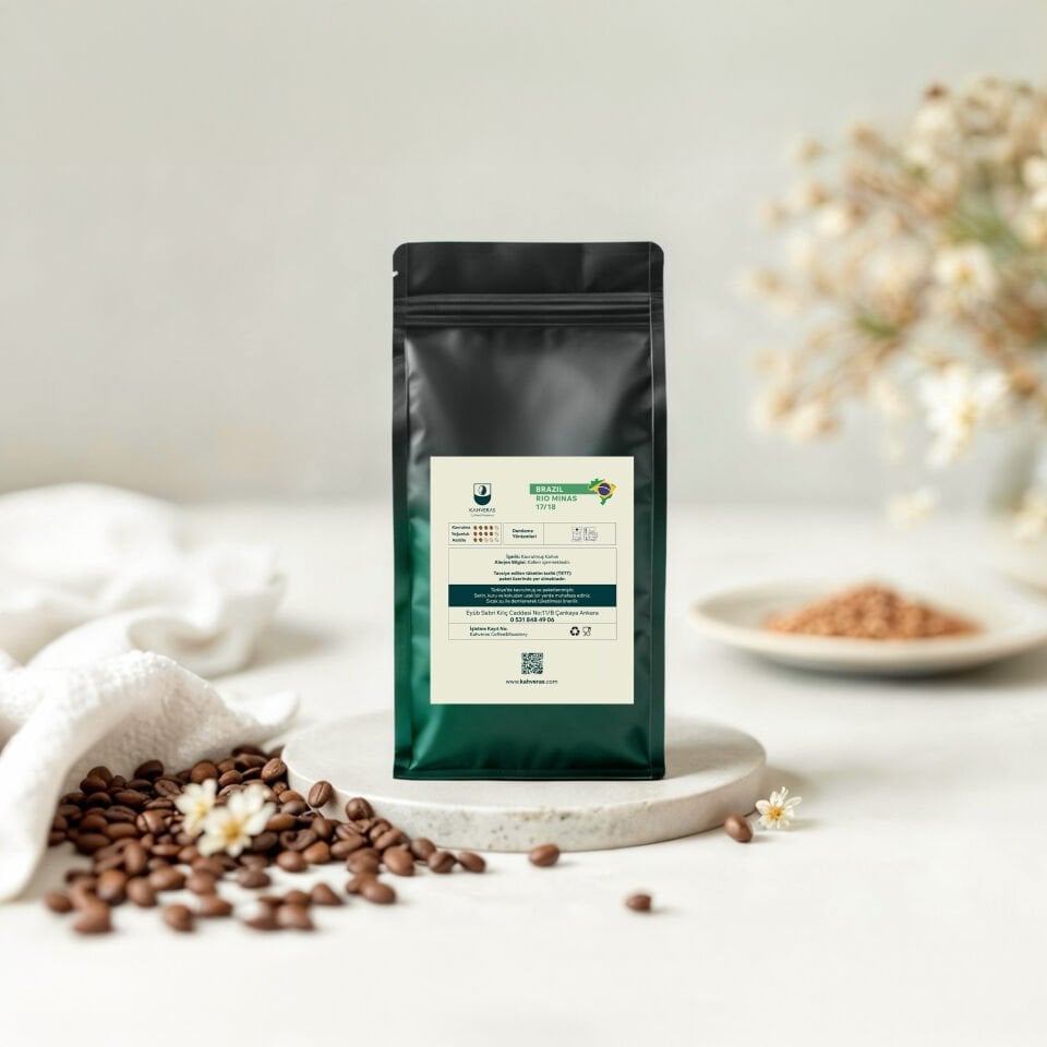 Brazil Rio Çekirdek&Filtre Kahve %100 Arabica Taze Kavrum 500 gr