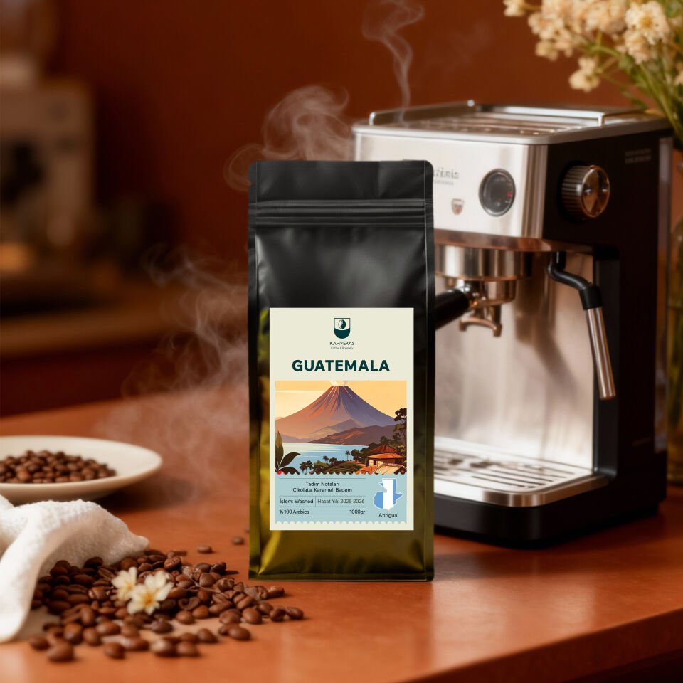 Guatemala Çekirdek&Filtre Kahve %100 Arabica Taze Kavrum 1000 gr