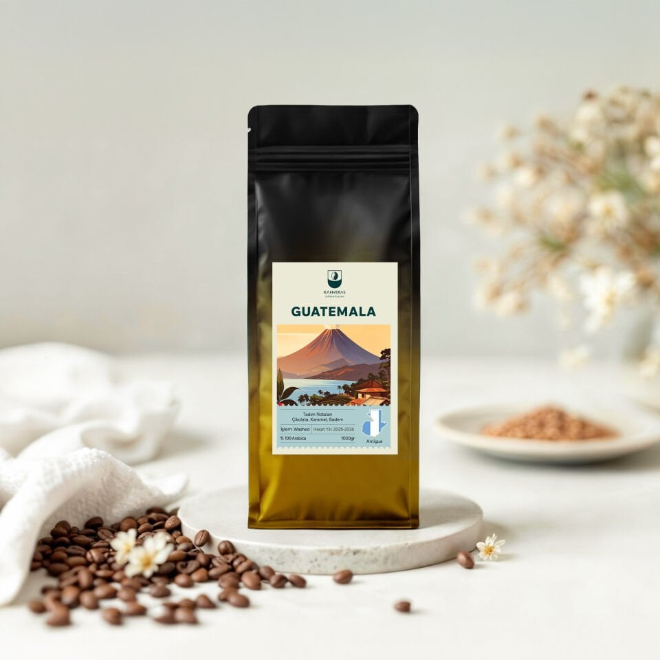 Guatemala Çekirdek&Filtre Kahve %100 Arabica Taze Kavrum 1000 gr
