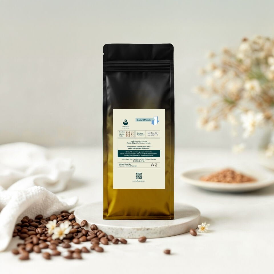 Guatemala Çekirdek&Filtre Kahve %100 Arabica Taze Kavrum 1000 gr