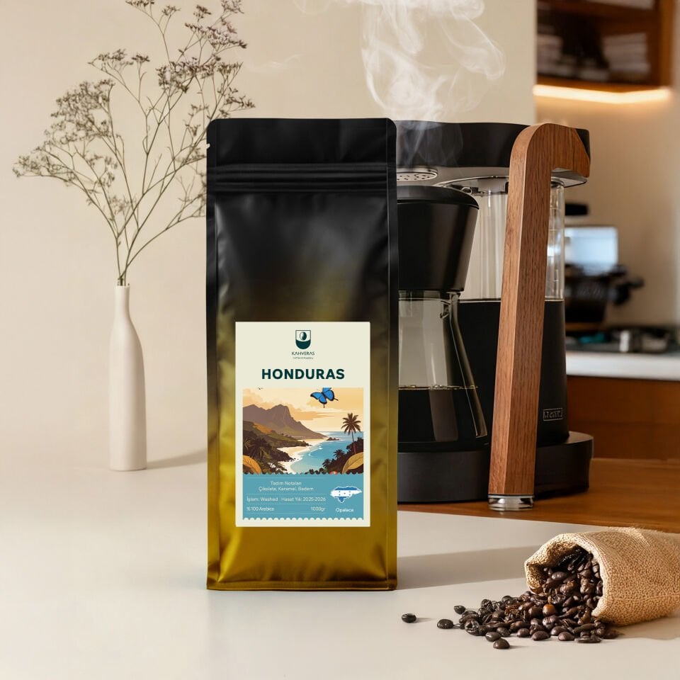 Honduras Çekirdek&Filtre Kahve %100 Arabica Taze Kavrum 1000 gr