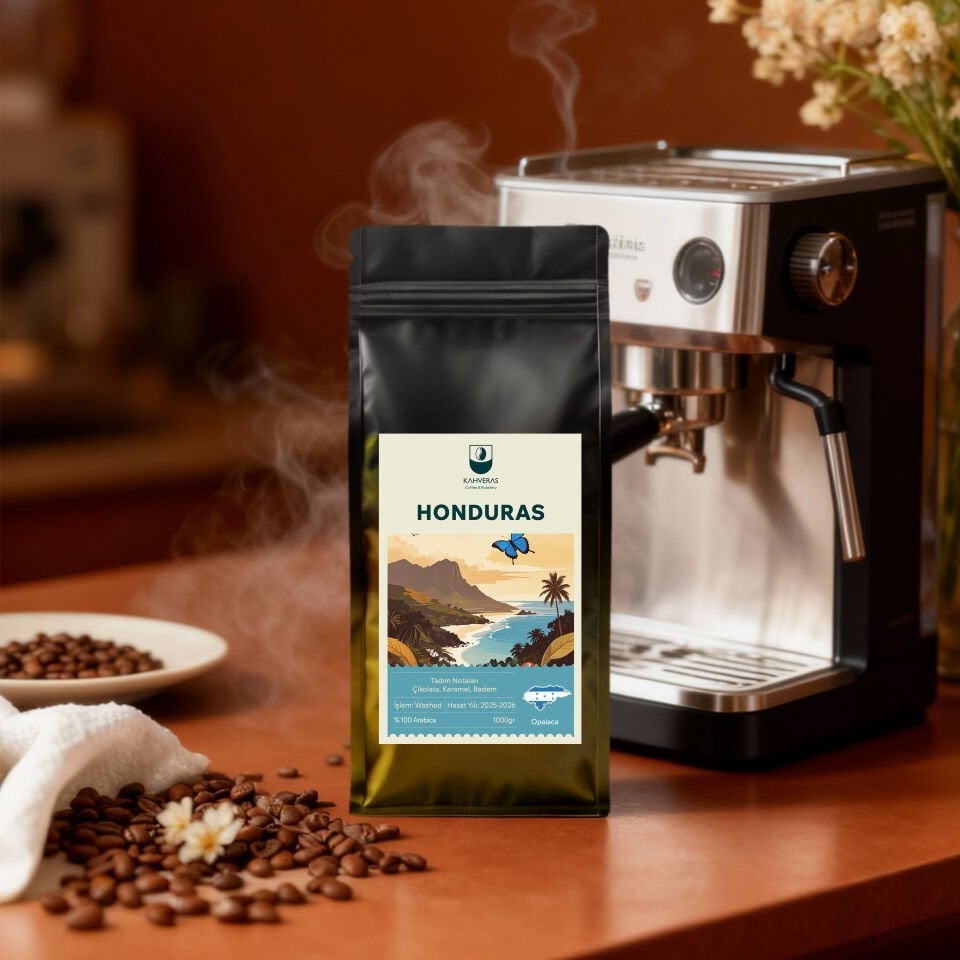 Honduras Çekirdek&Filtre Kahve %100 Arabica Taze Kavrum 1000 gr