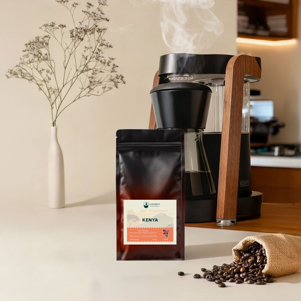Kenya Çekirdek&Filtre Kahve %100 Arabica Taze Kavrum