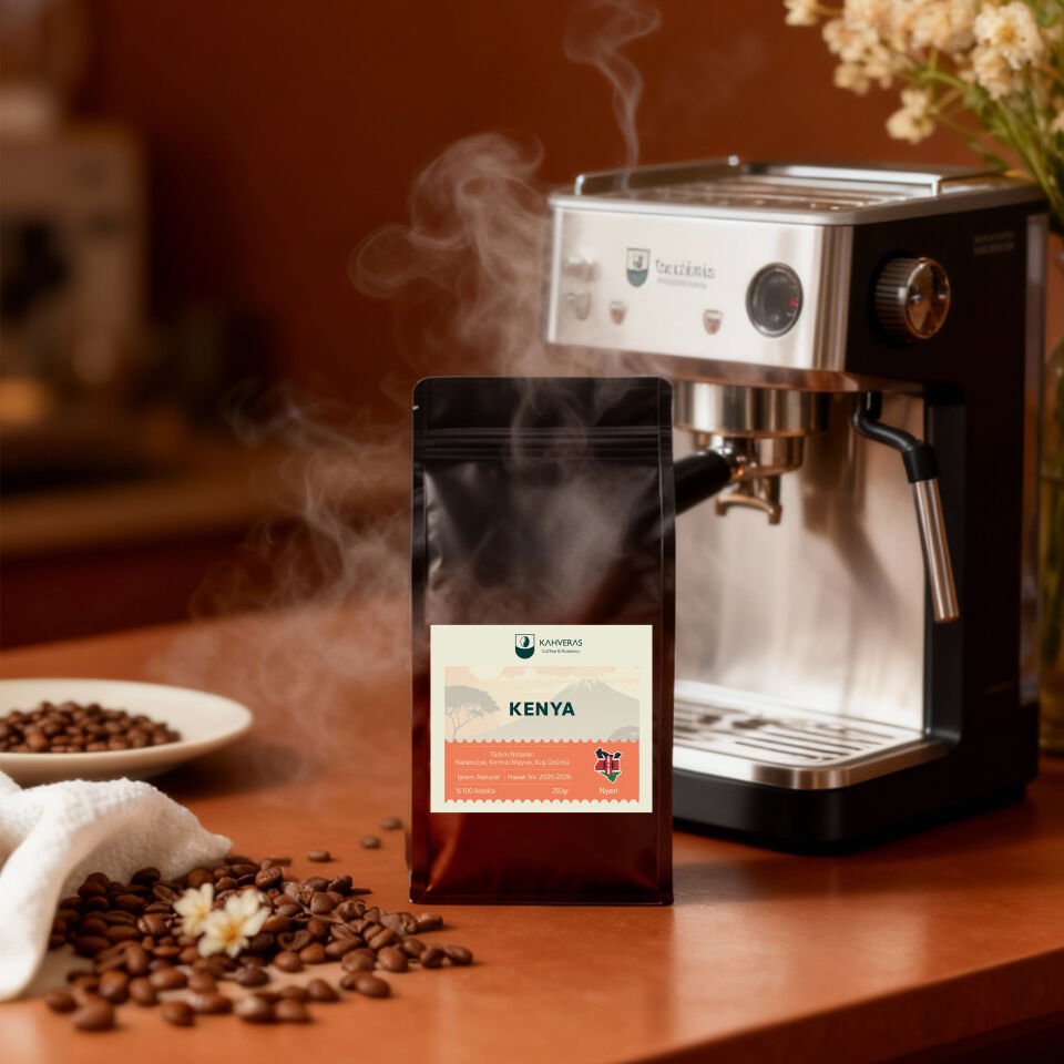 Kenya Çekirdek&Filtre Kahve %100 Arabica Taze Kavrum 250 gr