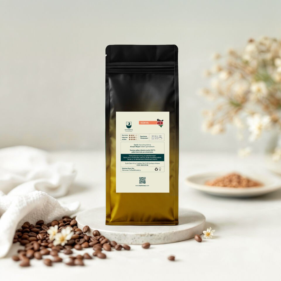 Kenya Çekirdek&Filtre Kahve %100 Arabica Taze Kavrum 1000 gr