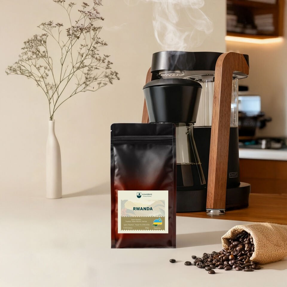 Rwanda Çekirdek&Filtre Kahve %100 Arabica Taze Kavrum