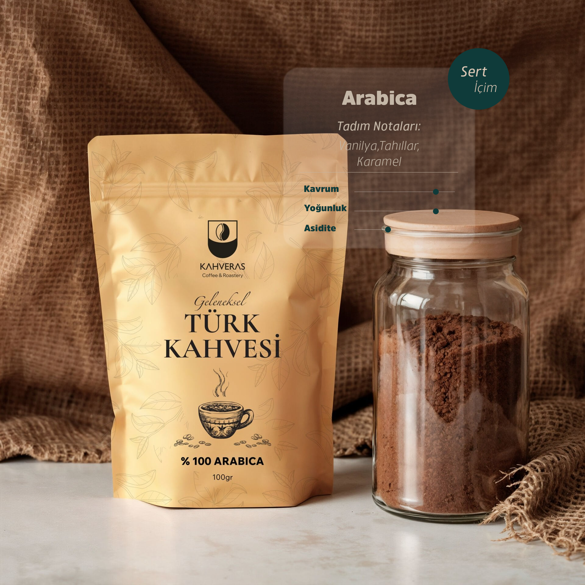 Türk Kahvesi %100 Arabica 5'li / 10'lu Paket