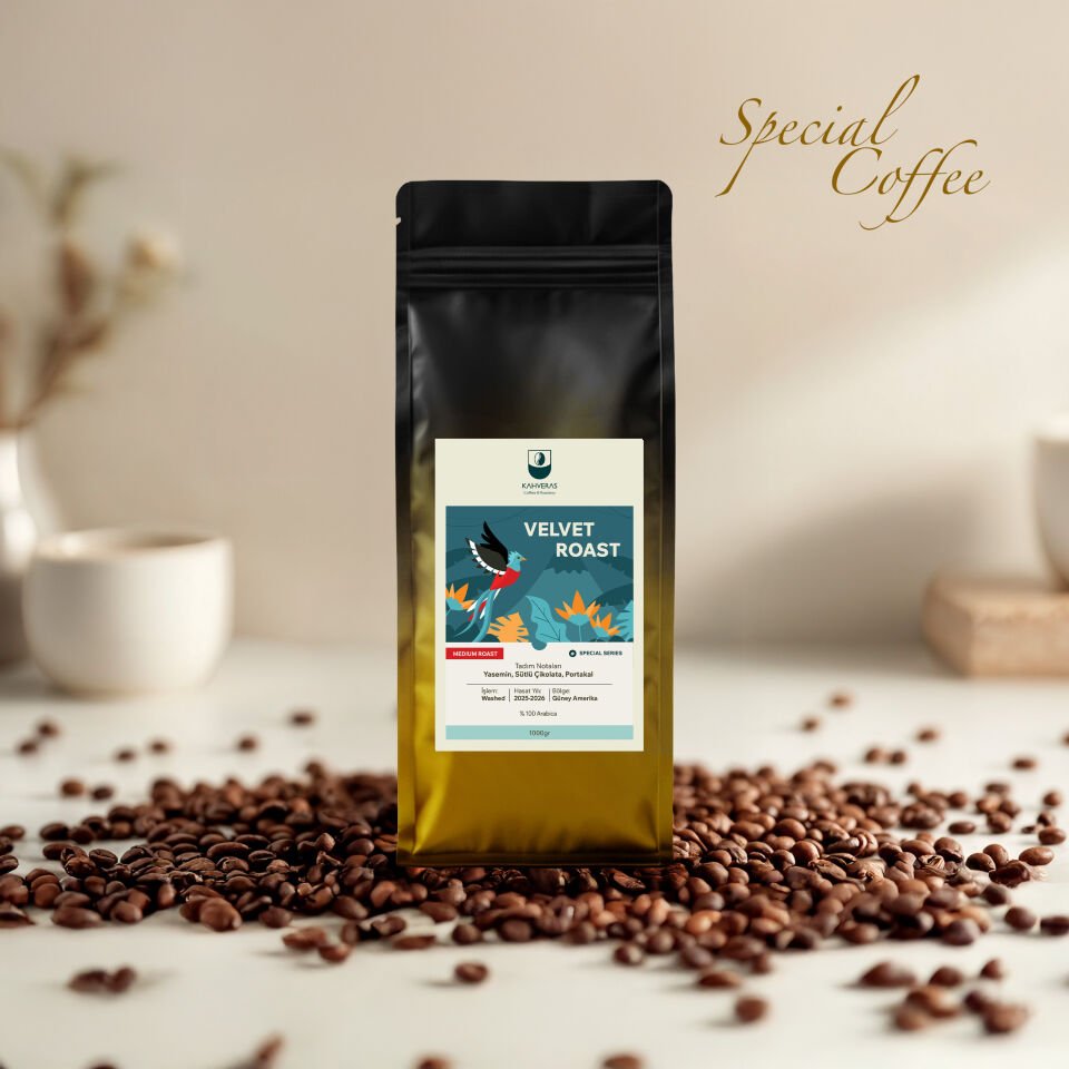 Velvet Roast Çekirdek&Filtre Kahve %100 Arabica Taze Kavrum 1000 gr