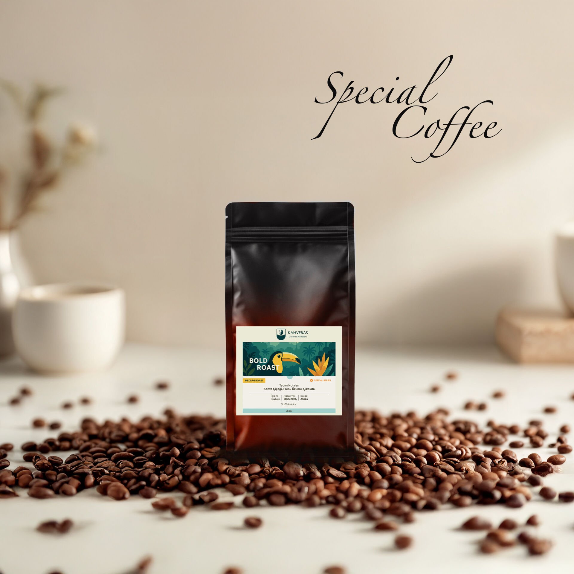 Bold Special Çekirdek&Filtre Kahve %100 Arabica Taze Kavrum 250 gr
