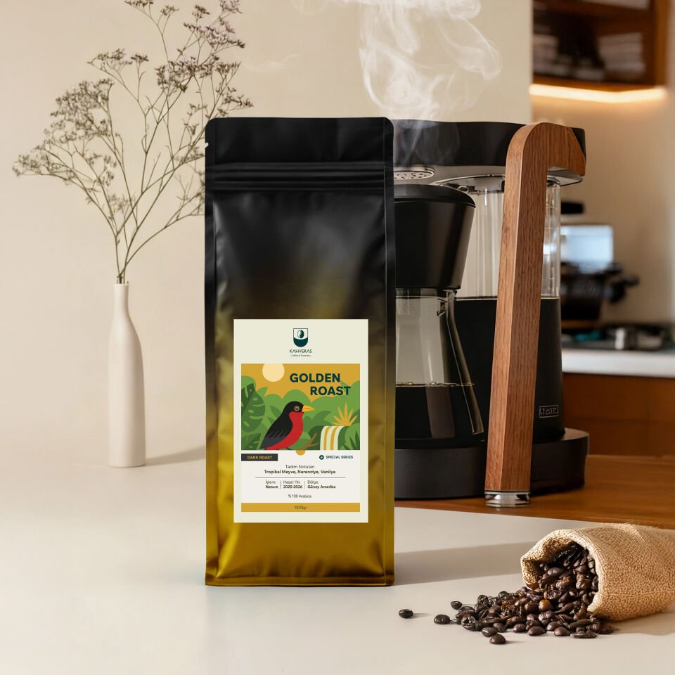 Golden Çekirdek&Filtre Kahve %100 Arabica Taze Kavrum 1000 gr