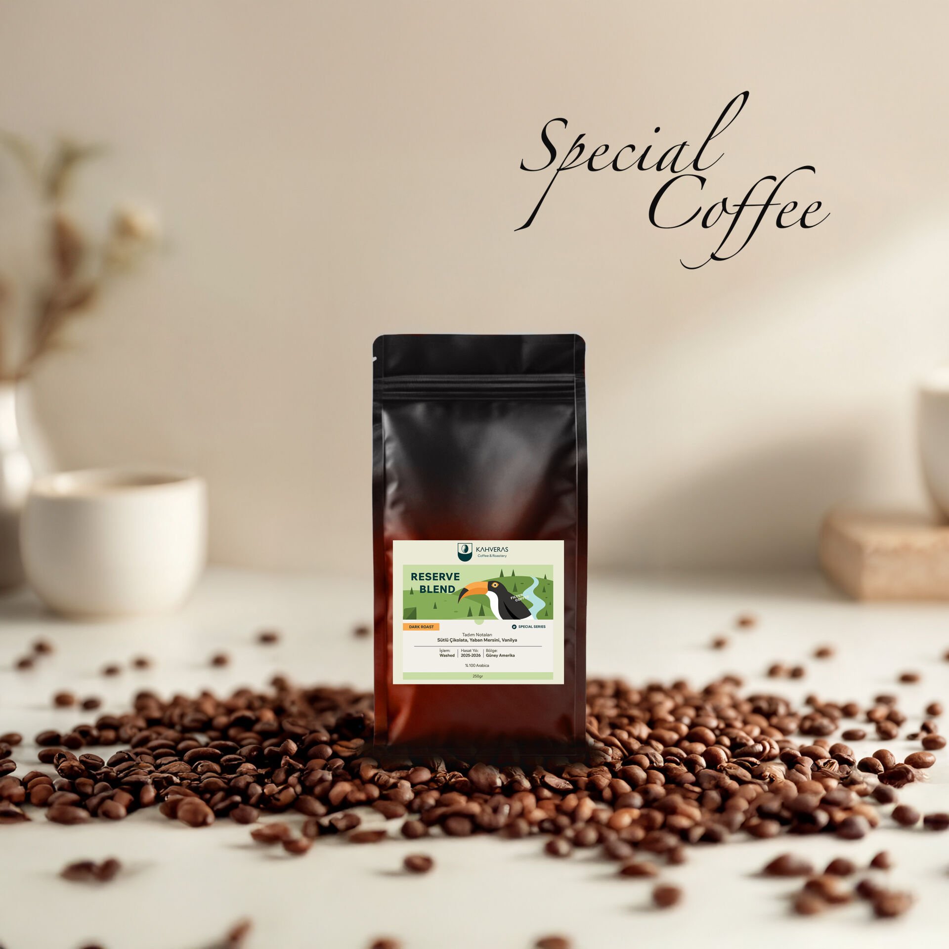 Reserve Filtre Kahve %100 Arabica Yoğun Aroma&Taze Kavrum 250 gr