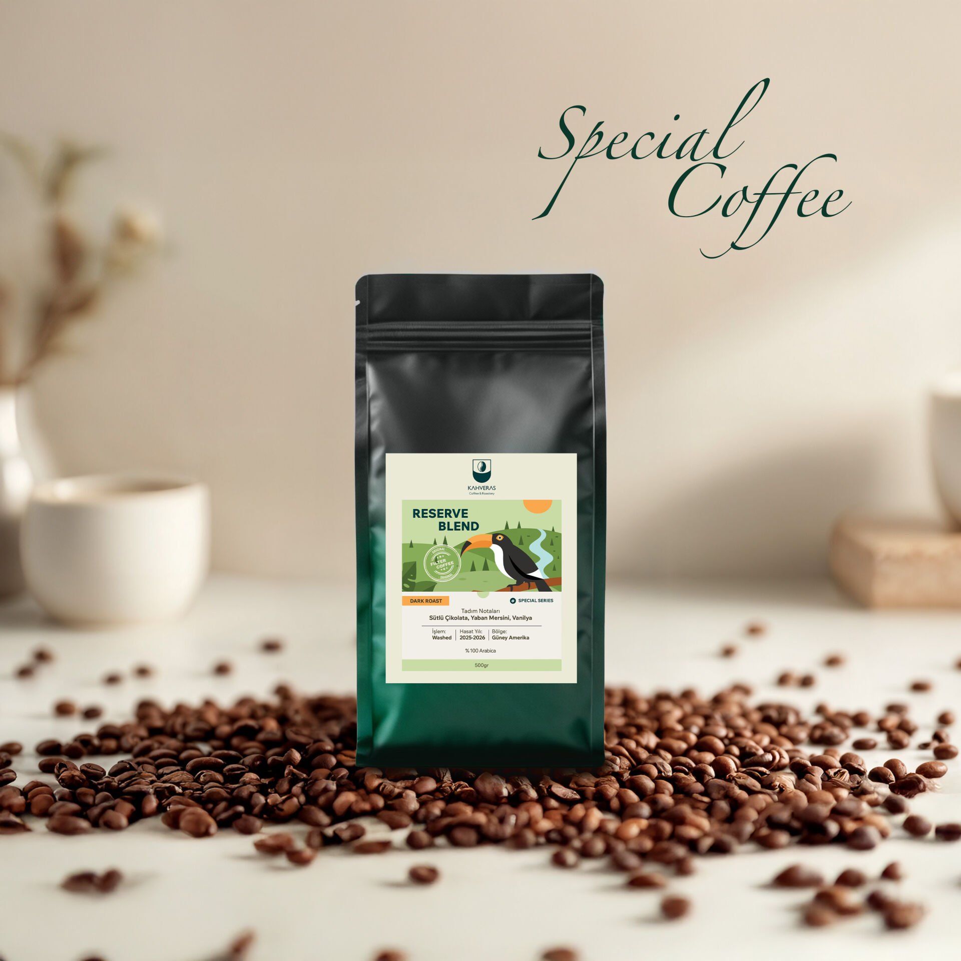 Reserve Filtre Kahve %100 Arabica Yoğun Aroma&Taze Kavrum 500 gr