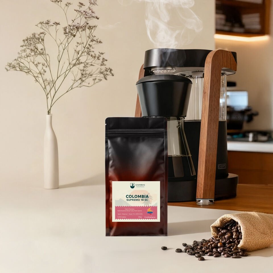 Colombia Çekirdek&Filtre Kahve %100 Arabica Taze Kavrum 250 gr