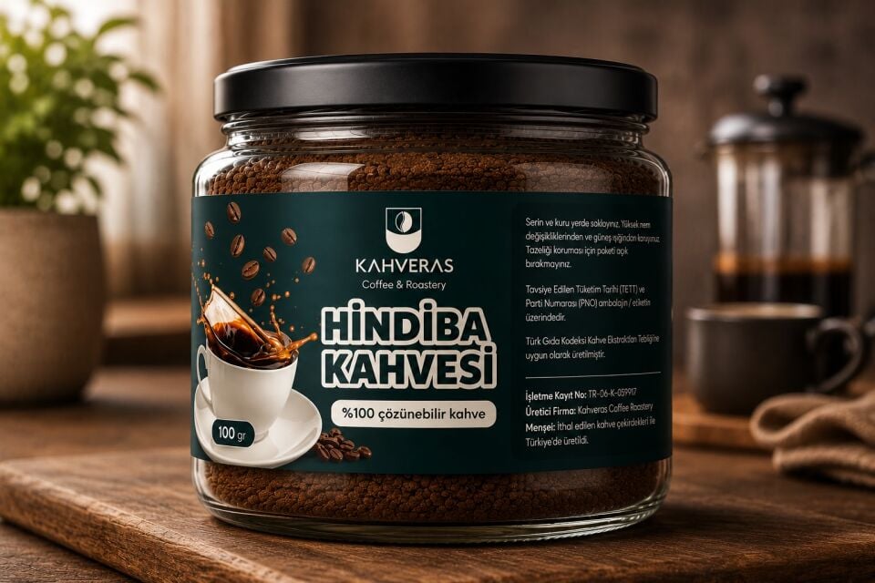 Kahveras Hindiba Kahvesi %100 Çözünebilir 100 gr