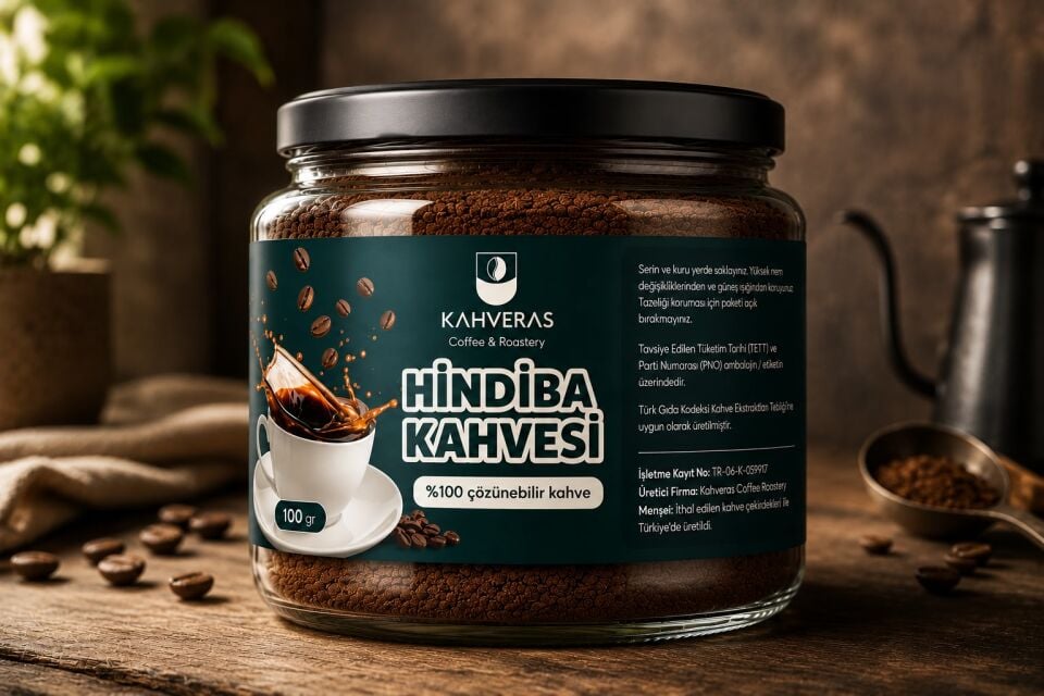 Kahveras Hindiba Kahvesi %100 Çözünebilir 100 gr